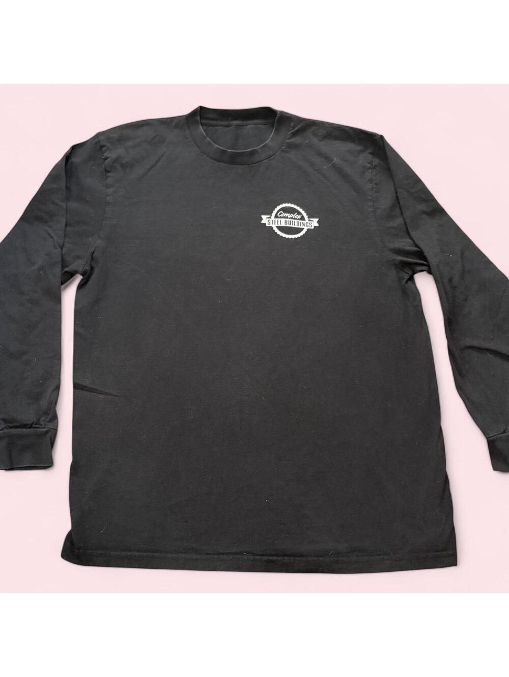 Complex Steel Buildings Long Sleeve T-Shirt — Size 2XL - 0459